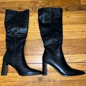 Azalea Wang Arima Black Tall Heeled Boots